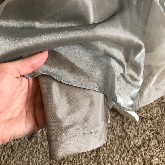 Watters and Watters Silver Formal Dress - Picture 5 of 10